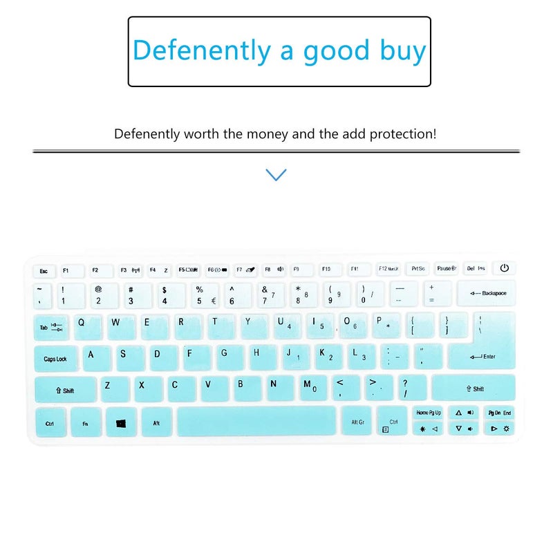 MUBUY-GOL Keyboard Cover for Acer Swift 3 SF314-43/42 SF314-59/53/54/55/55G/56/57 14" |Swift 5 SF514-51/52T/52TP/53T/54T |Swift 1 SF113-31 SF114-32 |Acer Spin3 SP314-51/52/53GN/54N |Spin 5 SP513-52N/53N/54N - Image 4